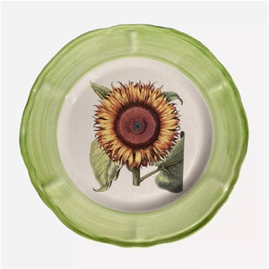 BOTANICA CERAMIC SALAD PLATE-SUNFLOWER