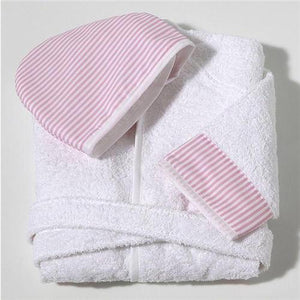 Bellora Kids Bathrobe Pink Stripes