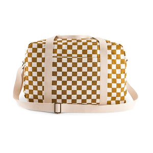 Paola Children's Bag/Check Ecru/Caramel