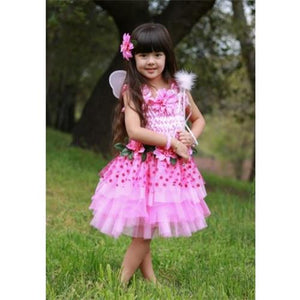 Fairy Blooms Deluxe Dress & Wings (Pink Color Available)