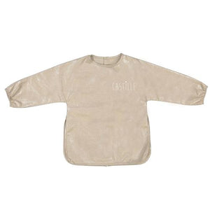 Leonard The Bib with Sleeves / Sand