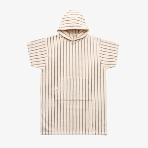 Bongusta Naram Adult Poncho in Creme & Ink