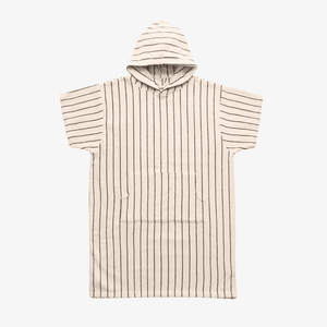 Bongusta Naram Adult Poncho in Creme & Ink