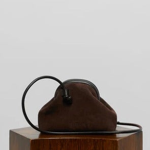 SMALL MONEY BAG IN SUEDE