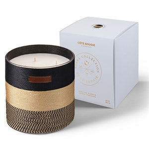 Candle Sabra Nelia Noir Fleur D'Oranger