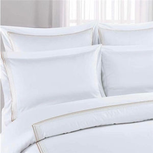 STYLE 5 FIT SHEET (200X200CM) + DC (260X240CM) + PC 4 (50X70CM) - WHITE 11 W BEIGE E