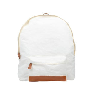 Zaino Waterproof Backpack XL / White/Brown Leather