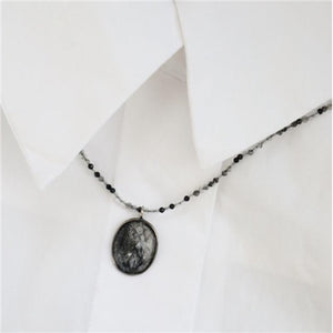 Black Rutile Beads & Black Rutile Stone