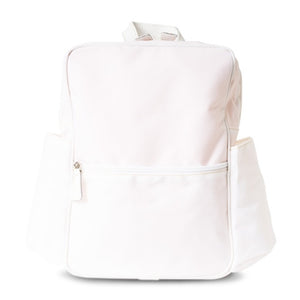 Medium Square Back Pack  / White