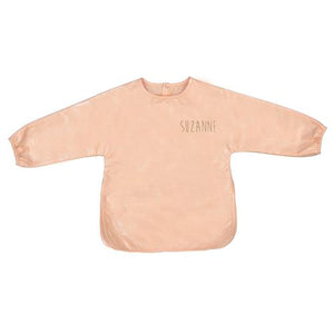 Leonard The Bib with Sleeves / Peach