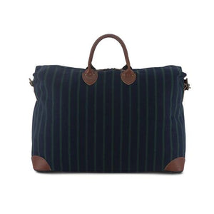 Pinstripe Harvard Borsone Large Green