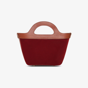 Mystyle Alma Bag Velour in Bordeuax
