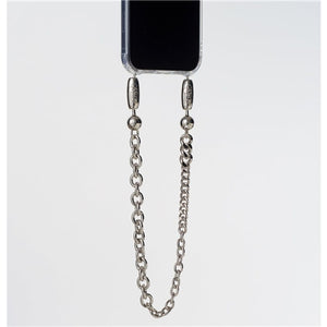 Mixed Metal Wristlet/ Rhodium