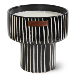 Candle Coupe Zebre Mandarine