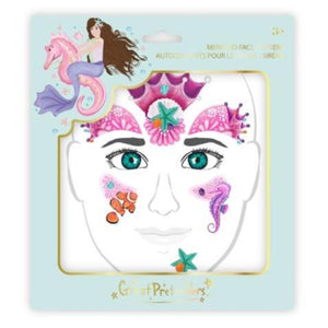Mermaid Face Stickers