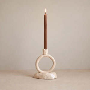 Janice Jill Studio CChed Candlestick - Off White