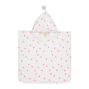Printed Bath Poncho Pepito with Terry Lining
