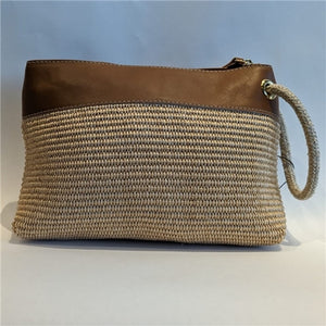 Pochette Paglia with Handle