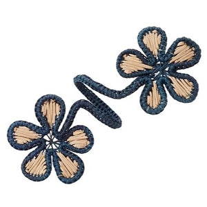 Rolled Flowers Napkin Ring