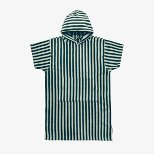 Bongusta Naram Adult Poncho in Sea Foam & Deep Teal