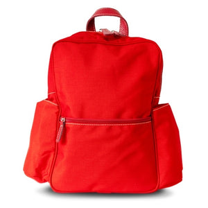 Large Square Back Pack  / Red