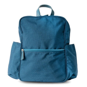 Large Square Back Pack  / Petrol Blue