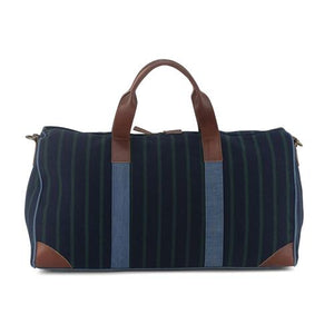 Pinstripe Boston Borsone Large Green