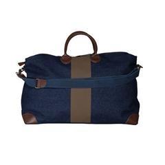 Harvard Weekend Large Srtipe / Denim/Green