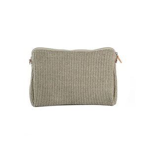Rafia Rectangular pouch / Olive