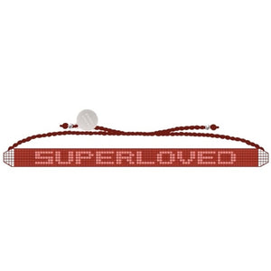 Handmade Glass Beads Friendship "Superloved" Bracelet