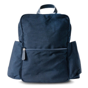 Medium Square Backpack / Navy Blue