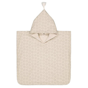 Printed Bath Poncho Pepito with Terry Lining