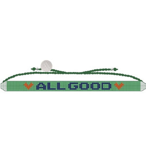 Handmade Glass Beads Friendship "All Good" Bracelet