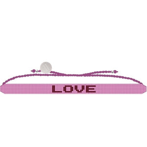 Handmade Glass Beads Friendship "Love" Bracelet