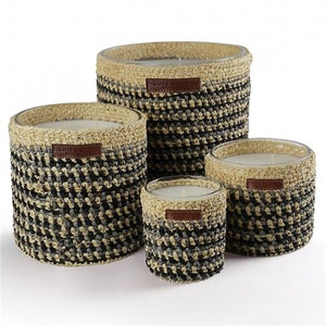 Raphia Crochet Mia Candle / Oriental