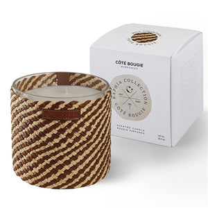 Candle Raphia Cuir May Cuir Obscur