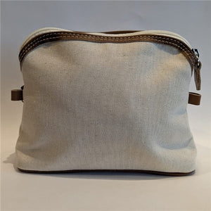 Trousse Medium Beige / Pelle C. Chiaro