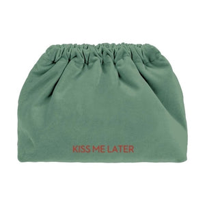 Velvet Clutch Bag Kiss Me Later