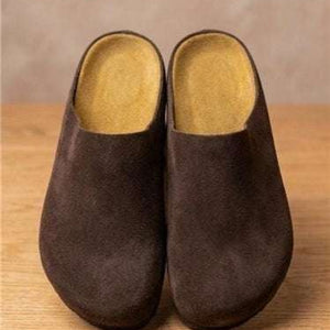 Suede Mules