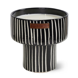 Candle Coupe Zebre Mandarine