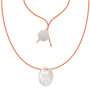 Fildisi Necklace "Dream Plan Do"