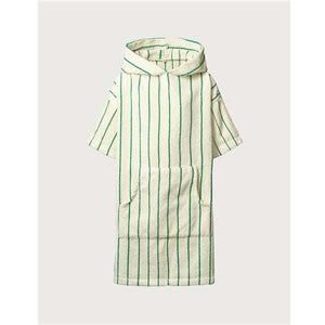 Bongusta Naram Kids Poncho Pure White & Grass
