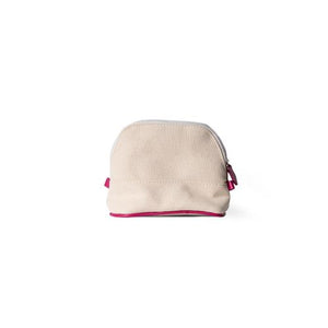 Trousse Aspen Small / Beige/Fucsia