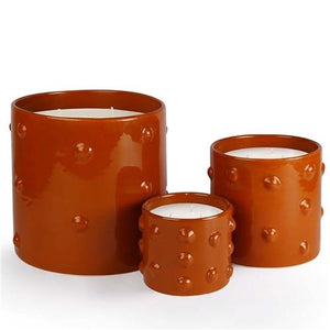 Itto Ceramic Candle Terracotta