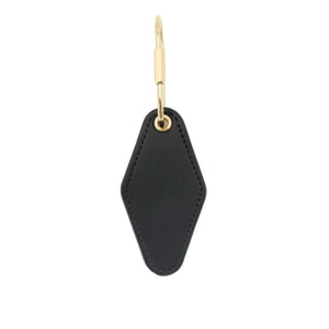 Leather Rhombus Keychain