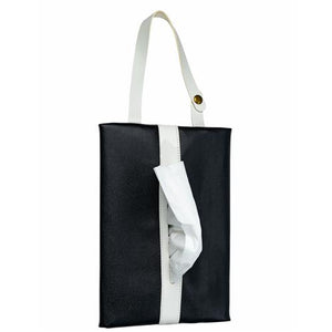 Leather Tissue Cover with Handle