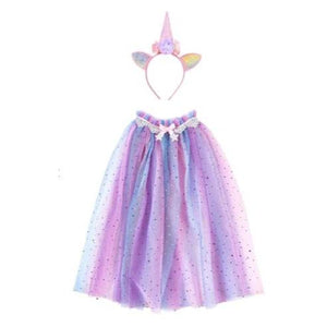 Rainbow Unicorn Cape & Headband