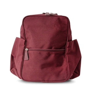 Mini Square Back Pack / Maroon