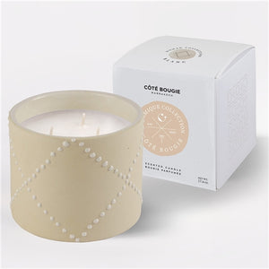 Nomad Ceramic Candle Blanc