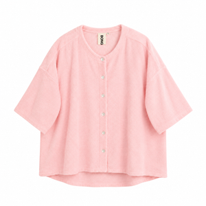 Bongusta Naram Oversized Shirt in Blush Terry